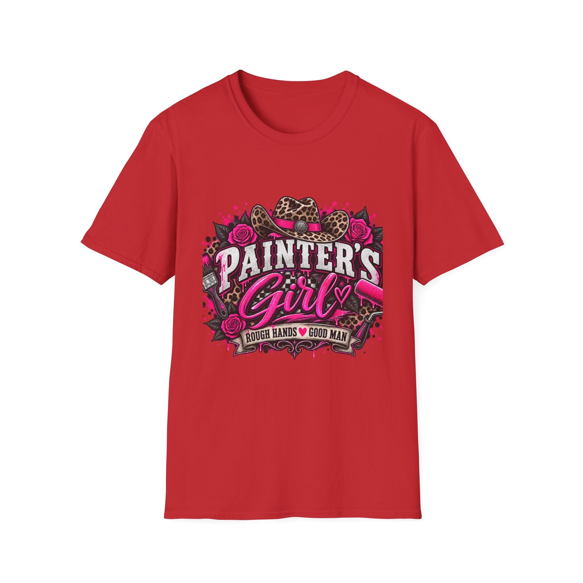 Painter's Girl T-Shirt — Feminine Cowgirl Paint Crew Tee