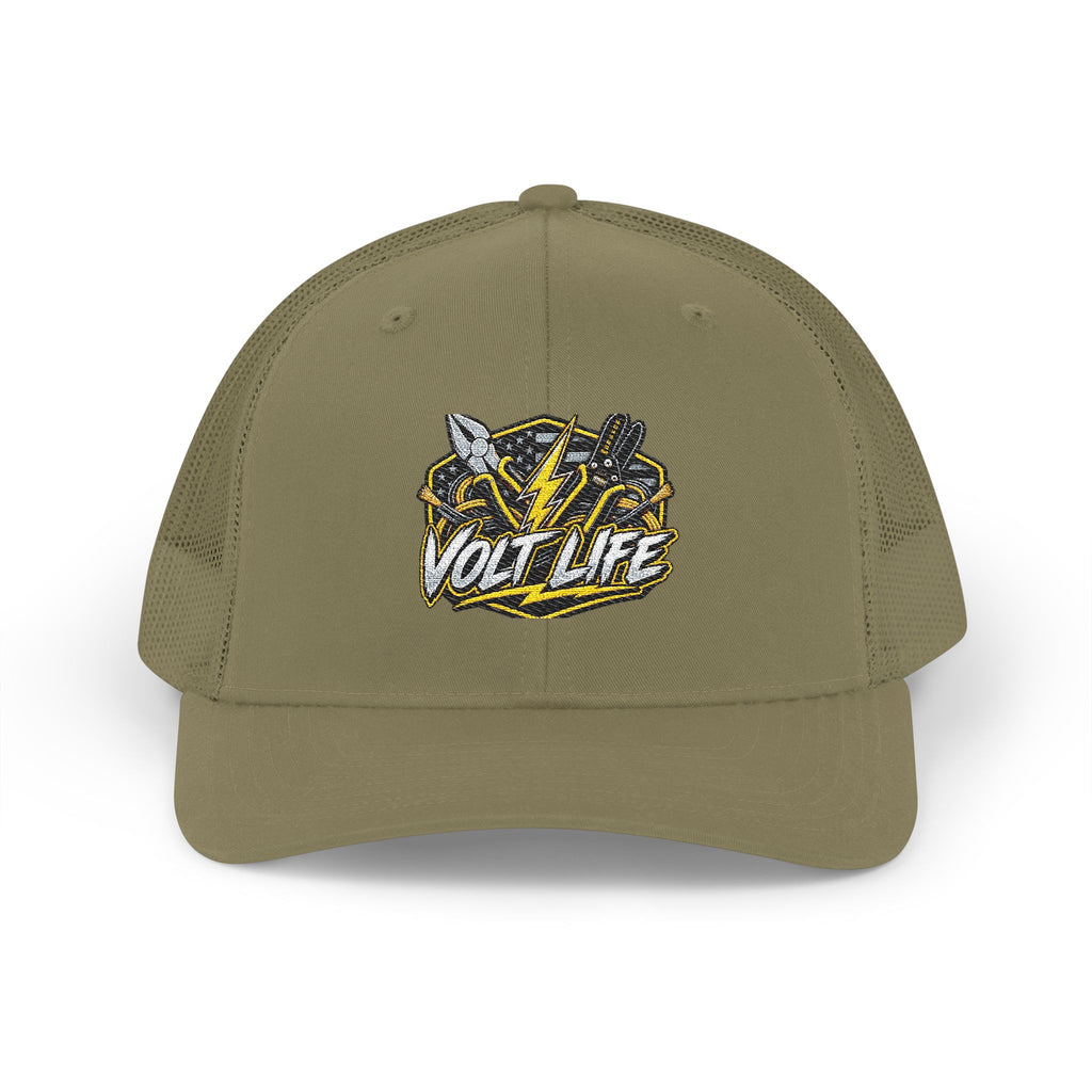 Volt Life Trucker Cap – Electric Bolt Logo Snapback Hat
