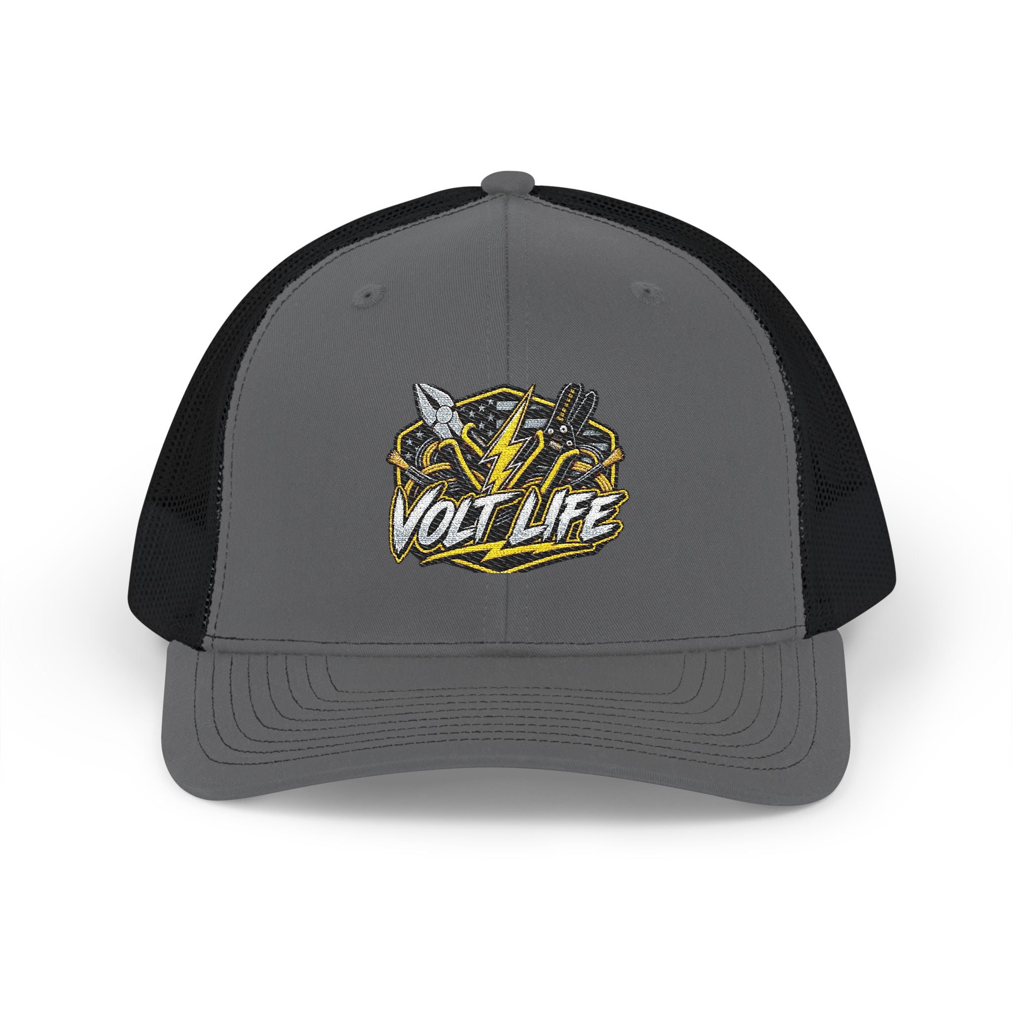 Volt Life Trucker Cap – Electric Bolt Logo Snapback Hat