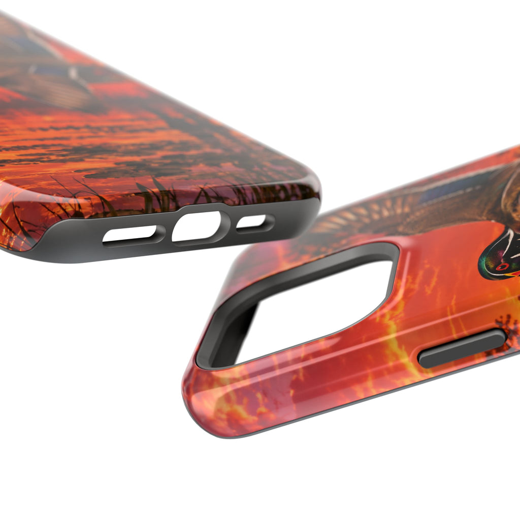 Wood Duck Sunset Phone Case — Magnetic Impact-Resistant