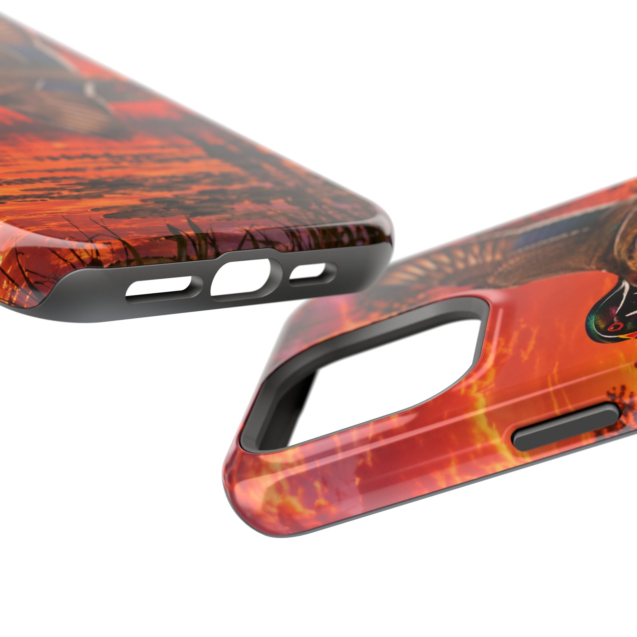 Wood Duck Sunset Phone Case — Magnetic Impact-Resistant