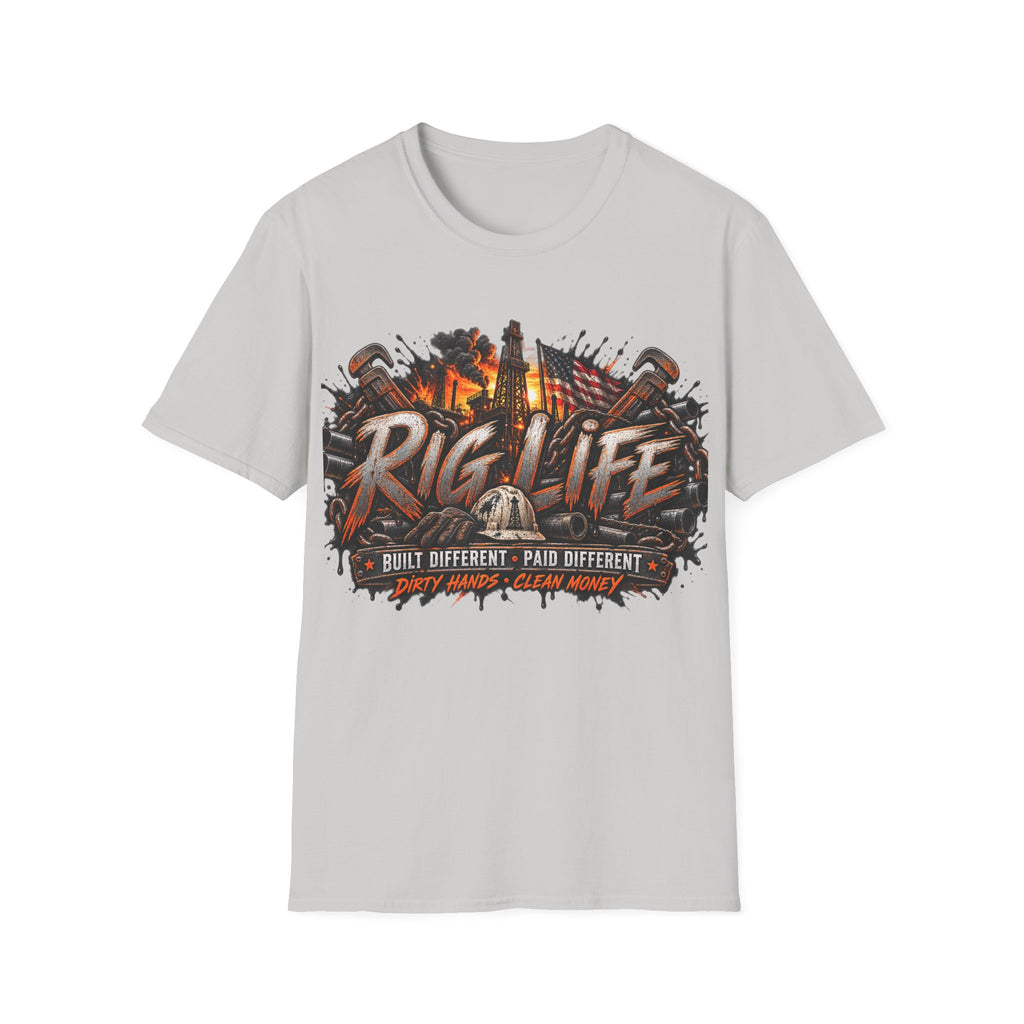 Rig Life T-Shirt – Oilfield Driller Graphic Tee (Rig Life)