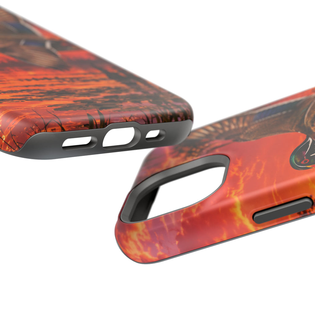 Wood Duck Sunset Phone Case — Magnetic Impact-Resistant