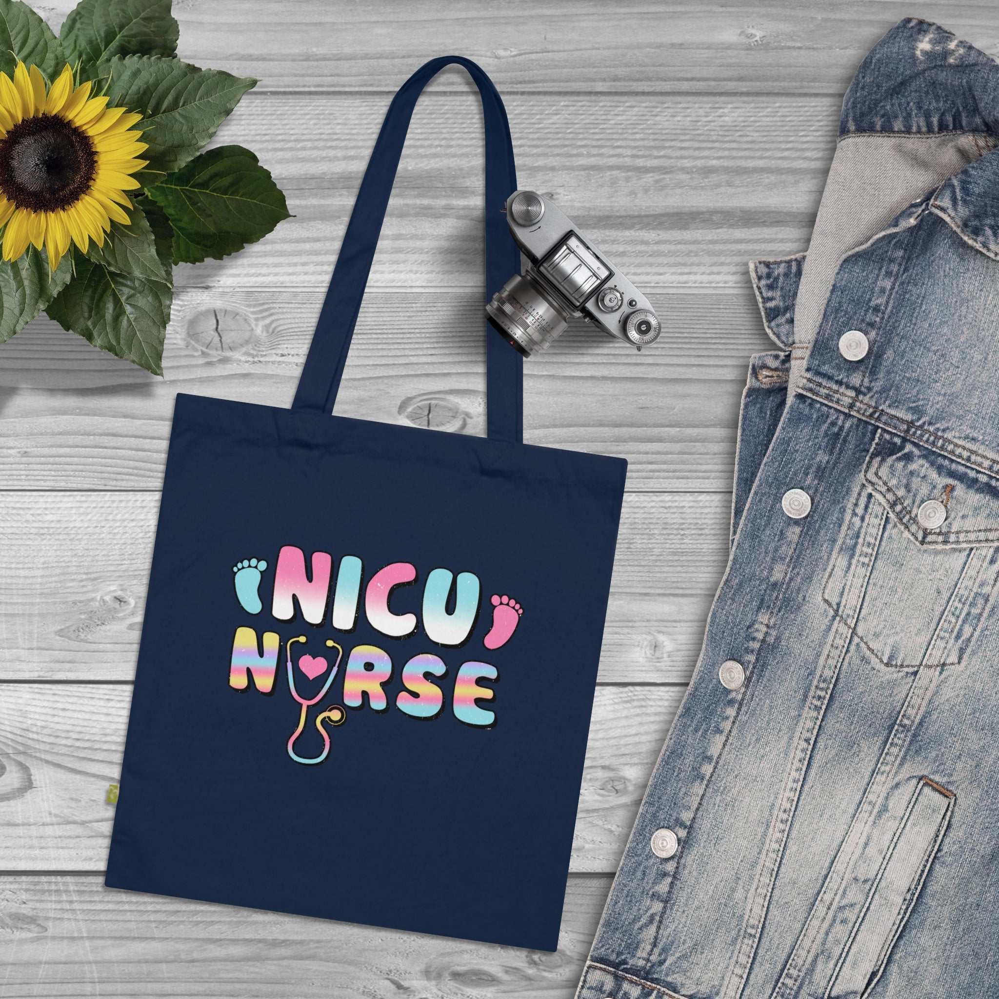 NICU Nurse Organic Tote Bag