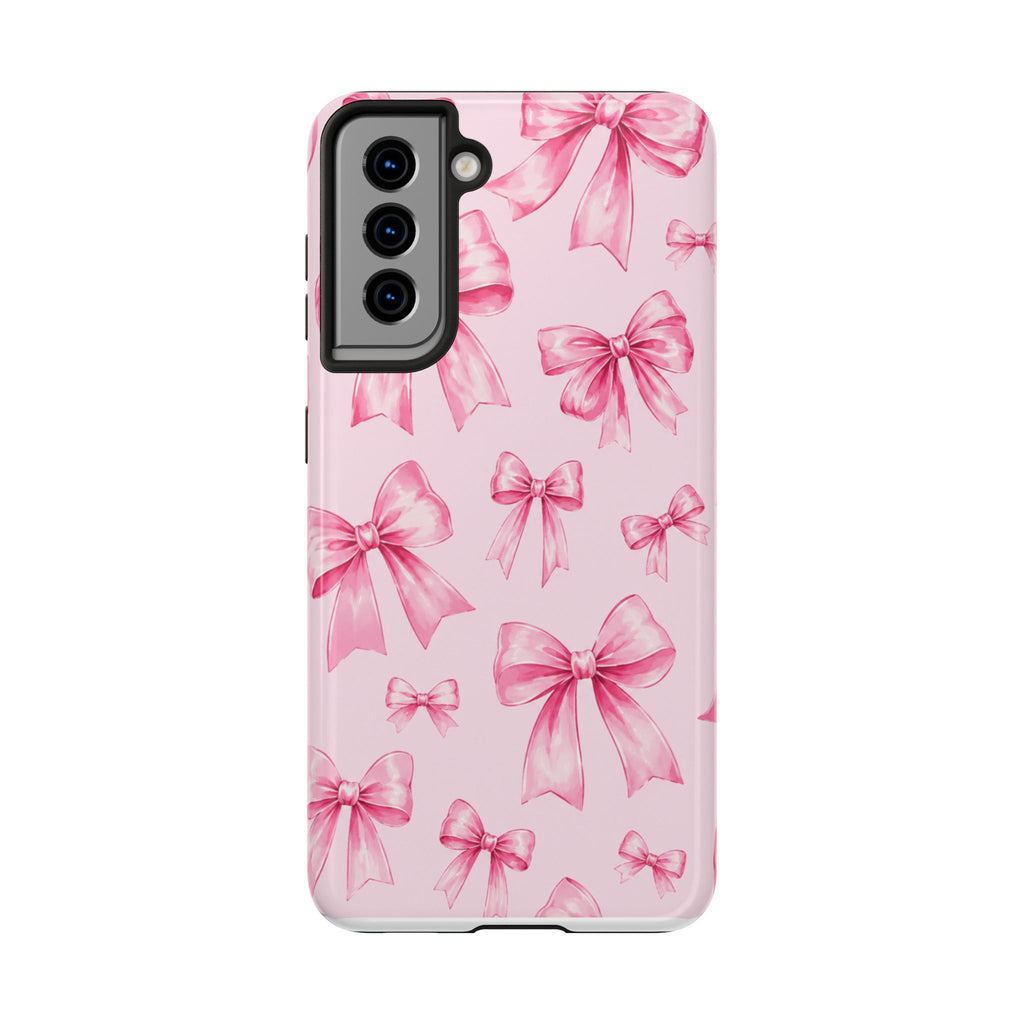 Pink Bow Tough Phone Case