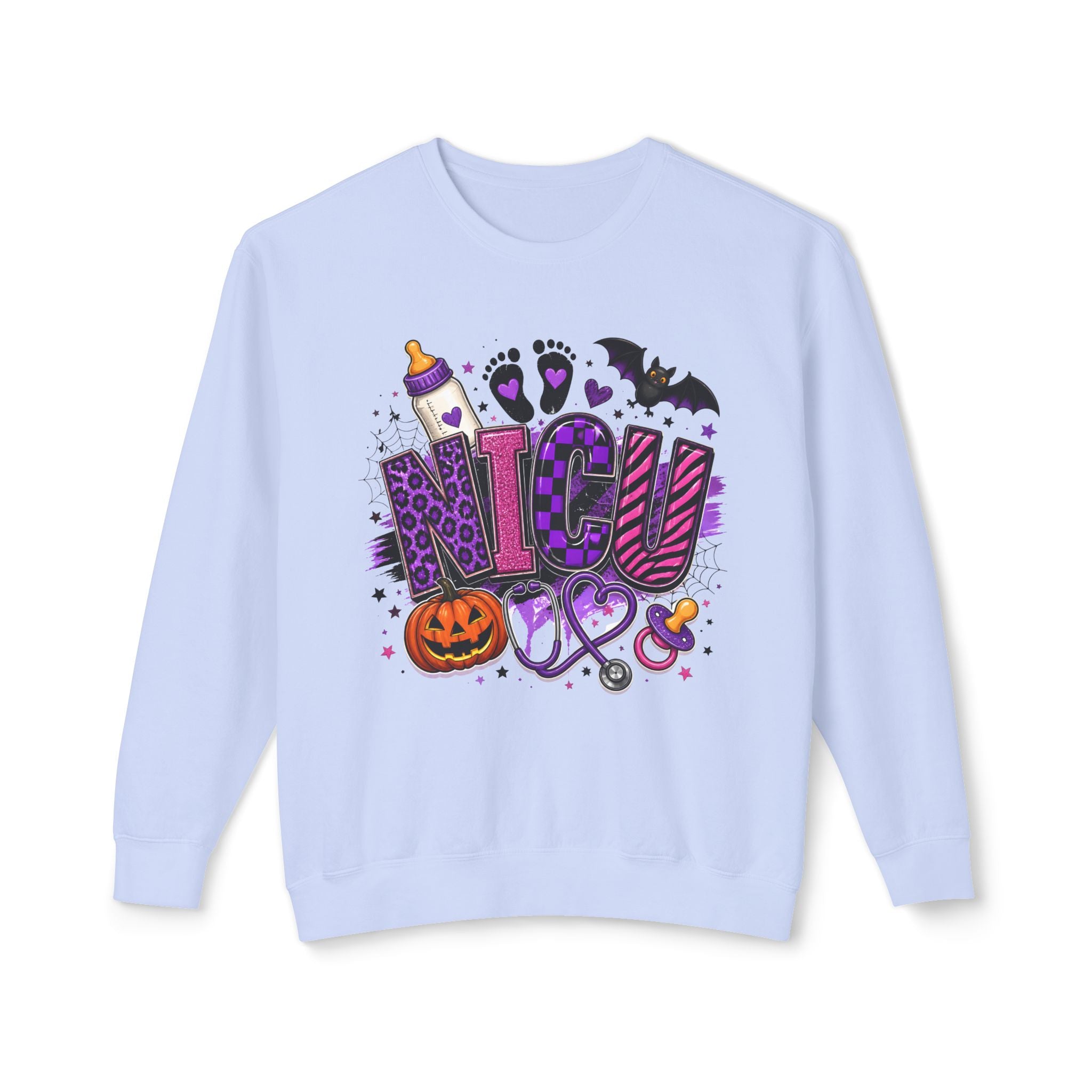 NICU Nurse Halloween Crewneck Sweatshirt