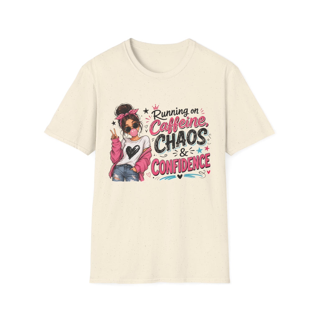 Running on Caffeine, Chaos & Confidence T-Shirt