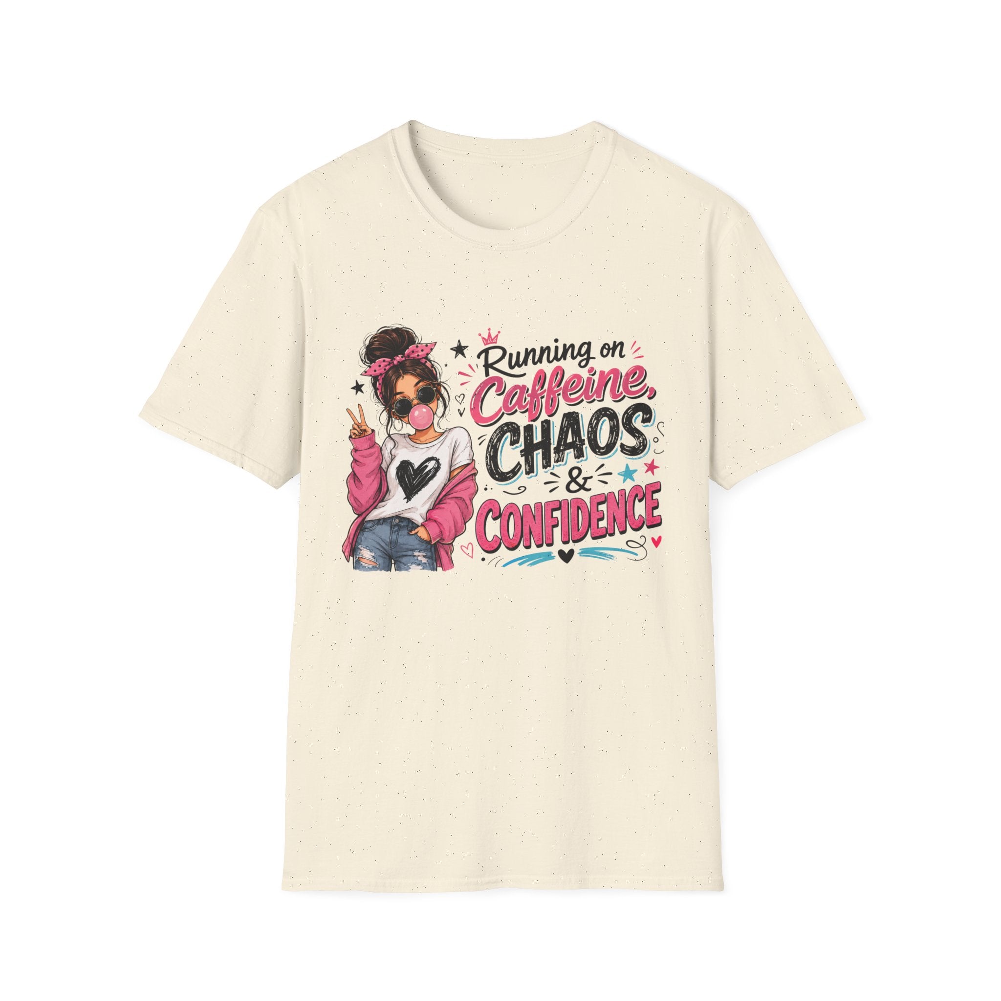 Running on Caffeine, Chaos & Confidence T-Shirt