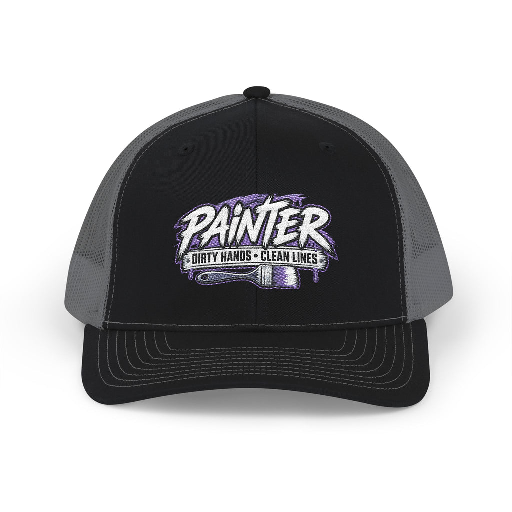 Painter Trucker Cap – 'Painter: Dirty Hands, Clear Lines' Snapback Hat