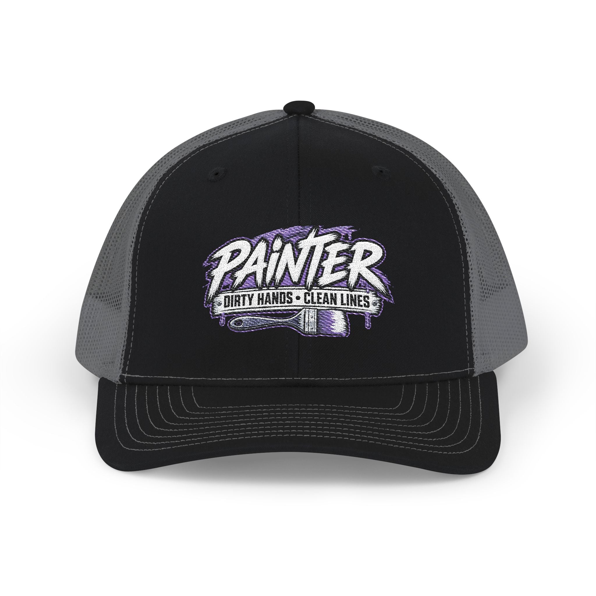 Painter Trucker Cap – 'Painter: Dirty Hands, Clear Lines' Snapback Hat