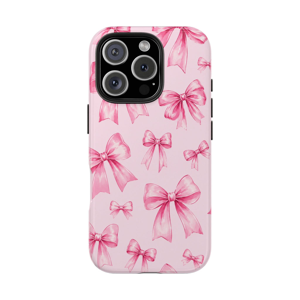 Pink Bow Tough Phone Case