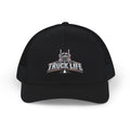 Truck Life Snapback Trucker Cap — Embroidered Semi Truck Dad Hat for Truckers & Road Lovers