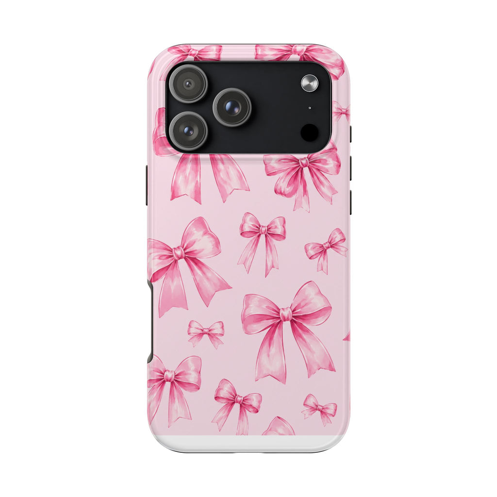 Pink Bow Tough Phone Case