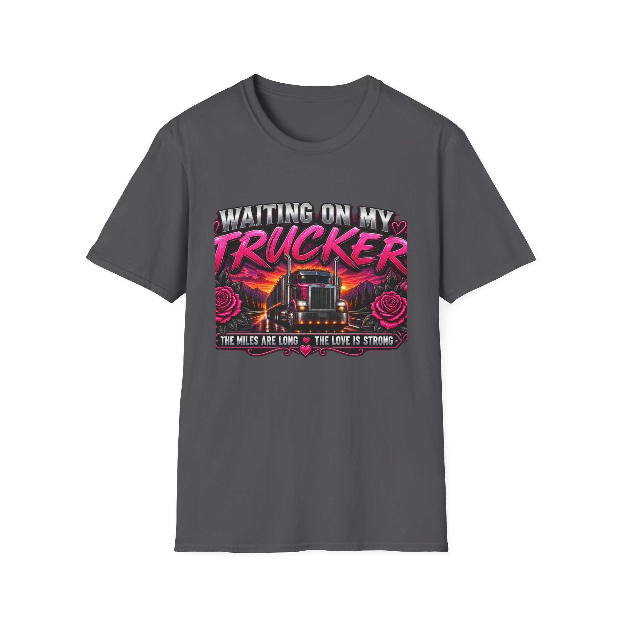 Waiting On My Trucker T-Shirt — Trucker Love Graphic Tee