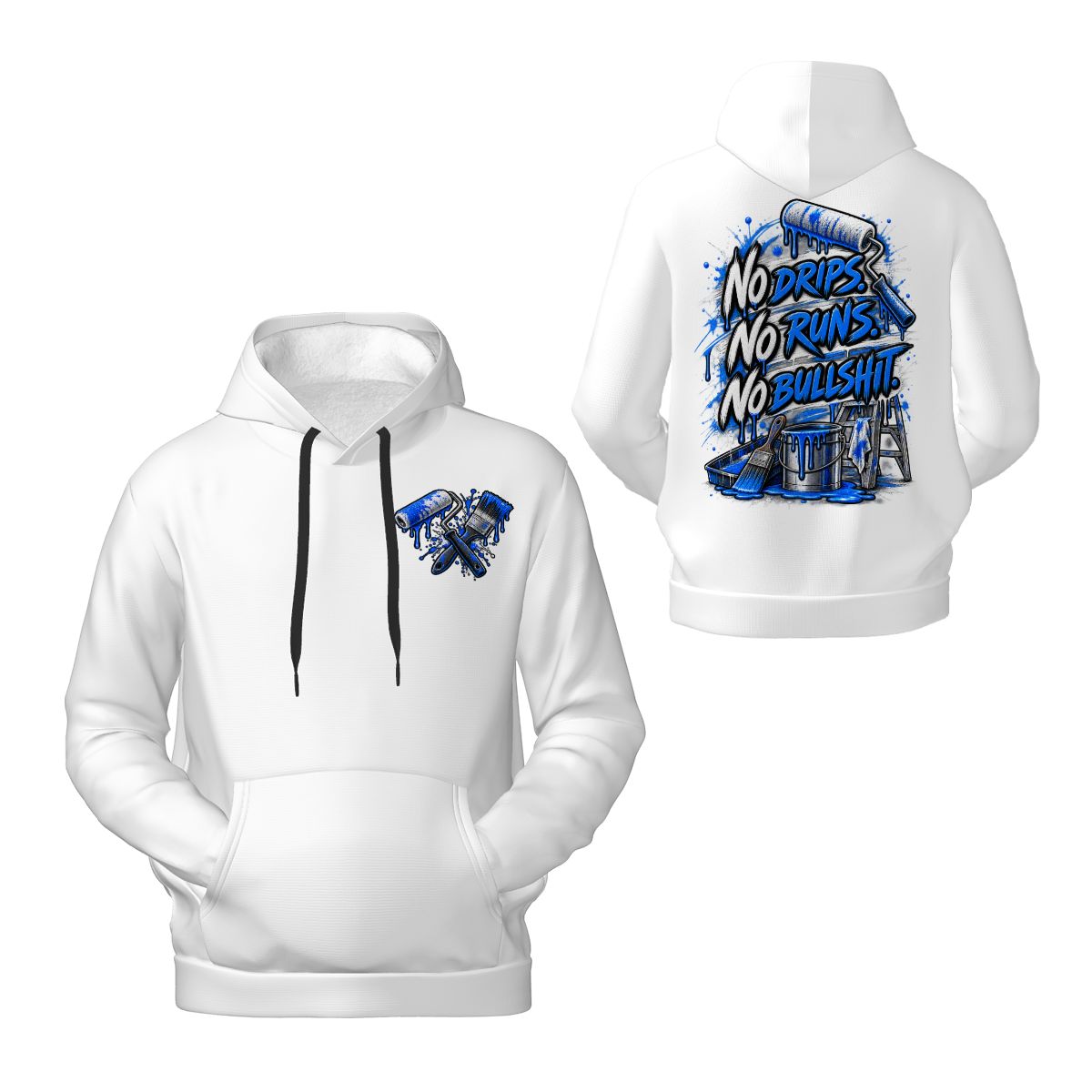 Mens Hoodie with Pockets painter hoodie