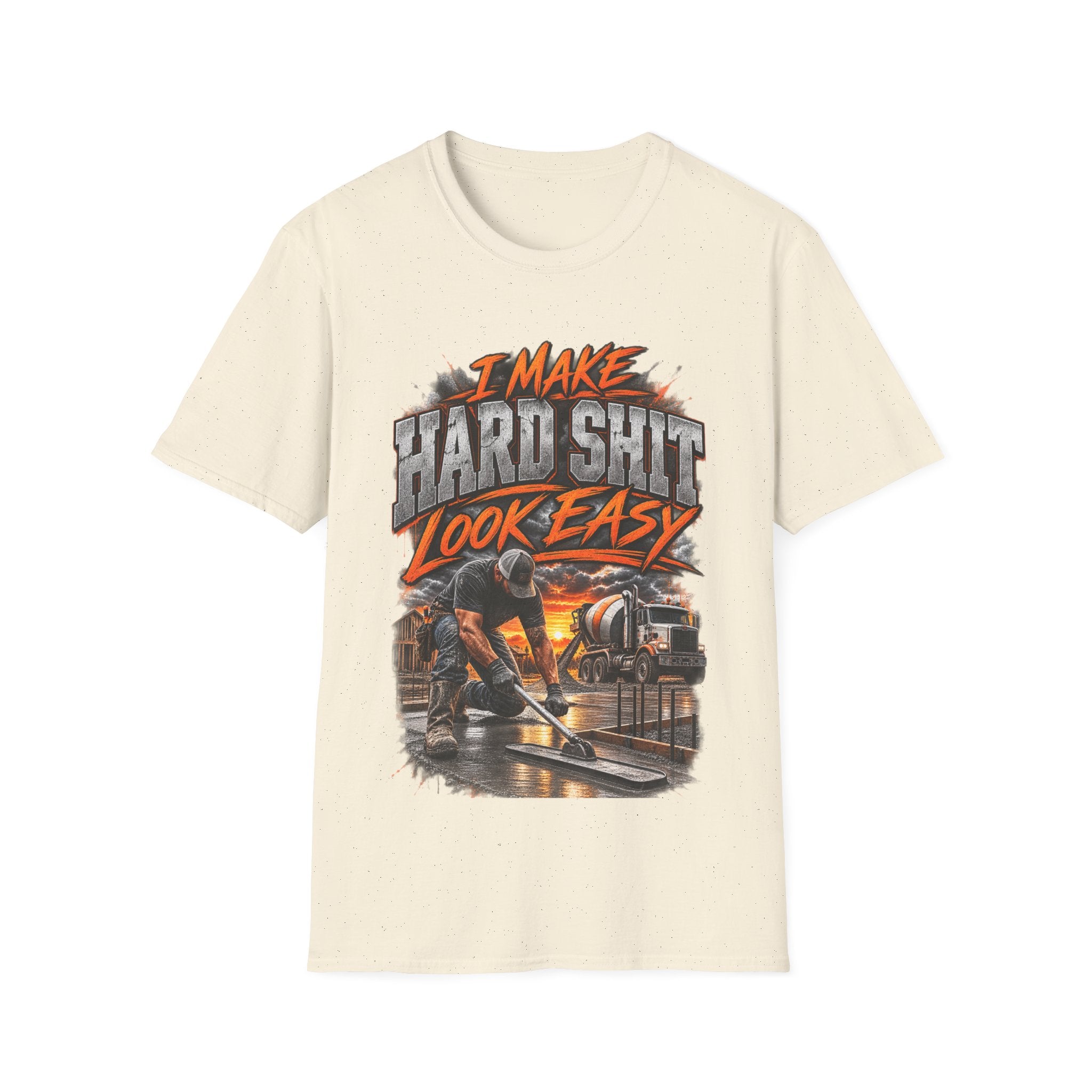 I Make Hard Shit Look Easy T-Shirt — Bold Industrial Graphic Tee for Mechanics & Makers