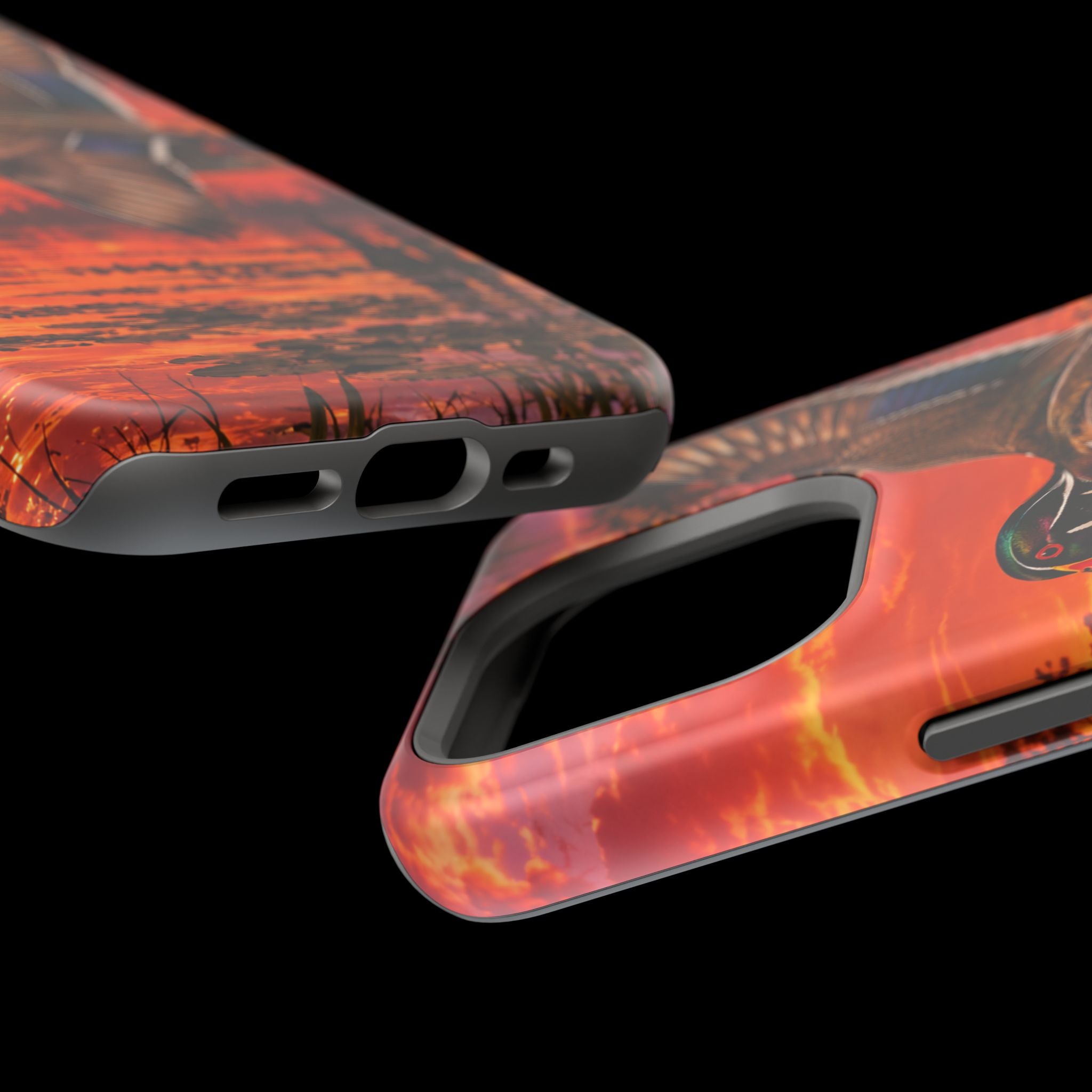 Wood Duck Sunset Phone Case — Magnetic Impact-Resistant