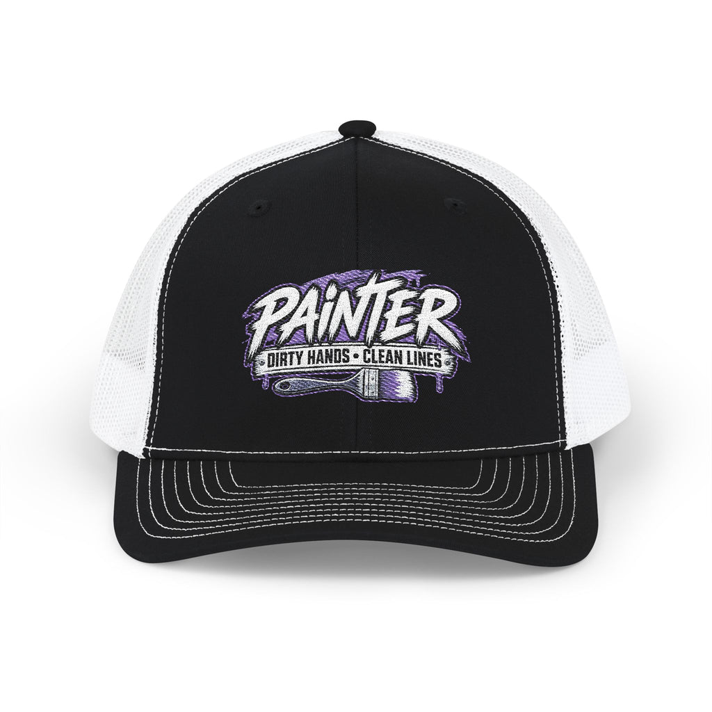 Painter Trucker Cap – 'Painter: Dirty Hands, Clear Lines' Snapback Hat