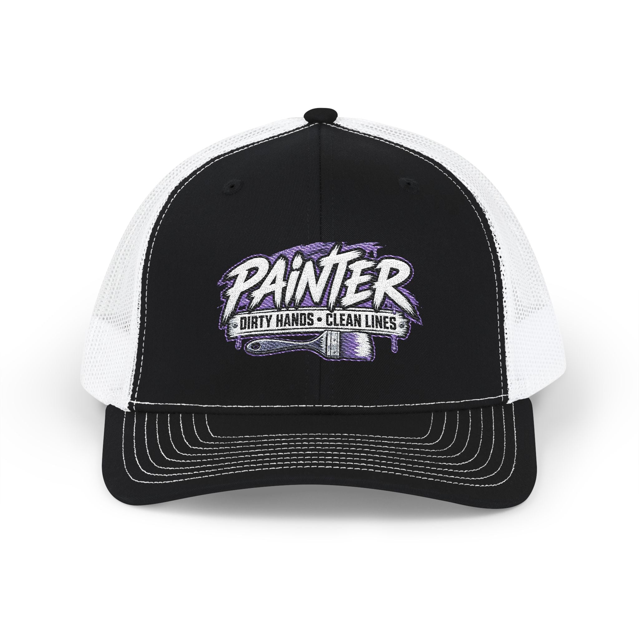 Painter Trucker Cap – 'Painter: Dirty Hands, Clear Lines' Snapback Hat
