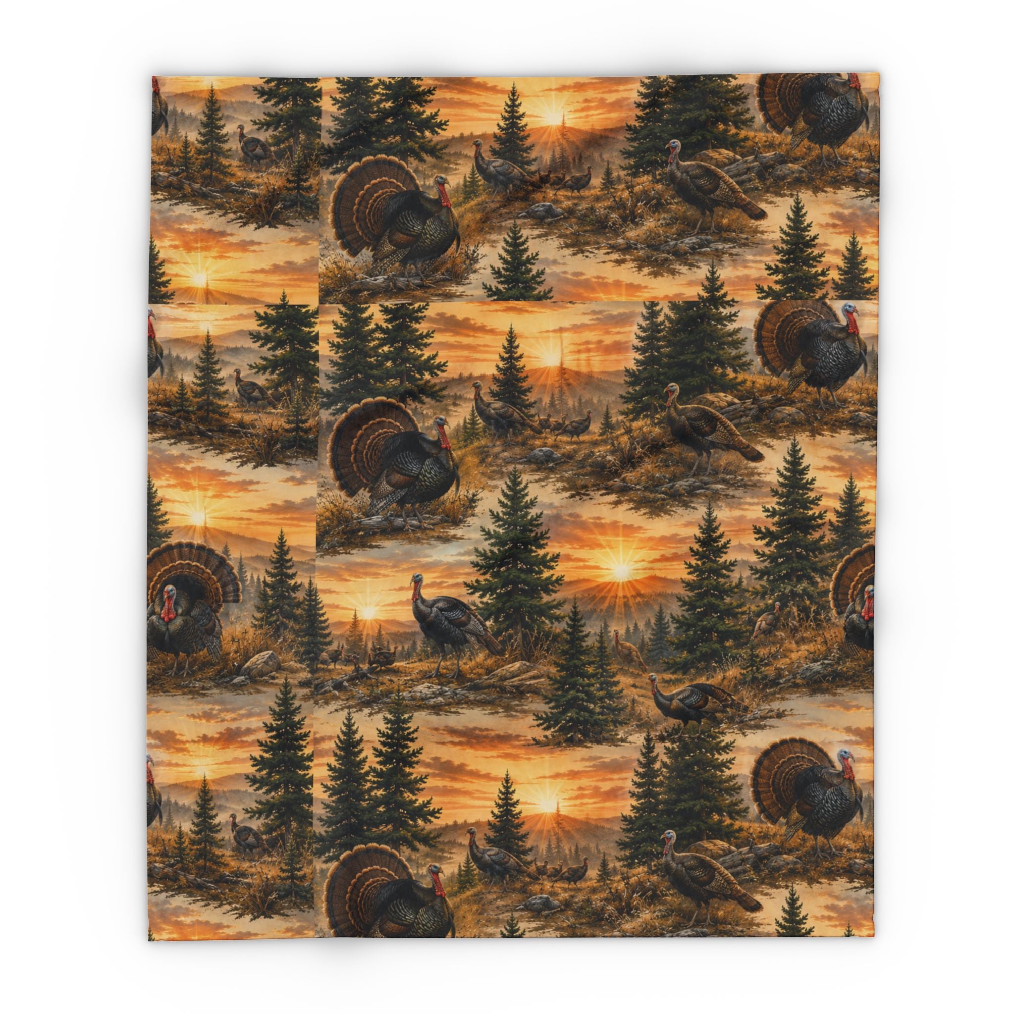 Arctic Fleece Blanket- Turkey Sunset