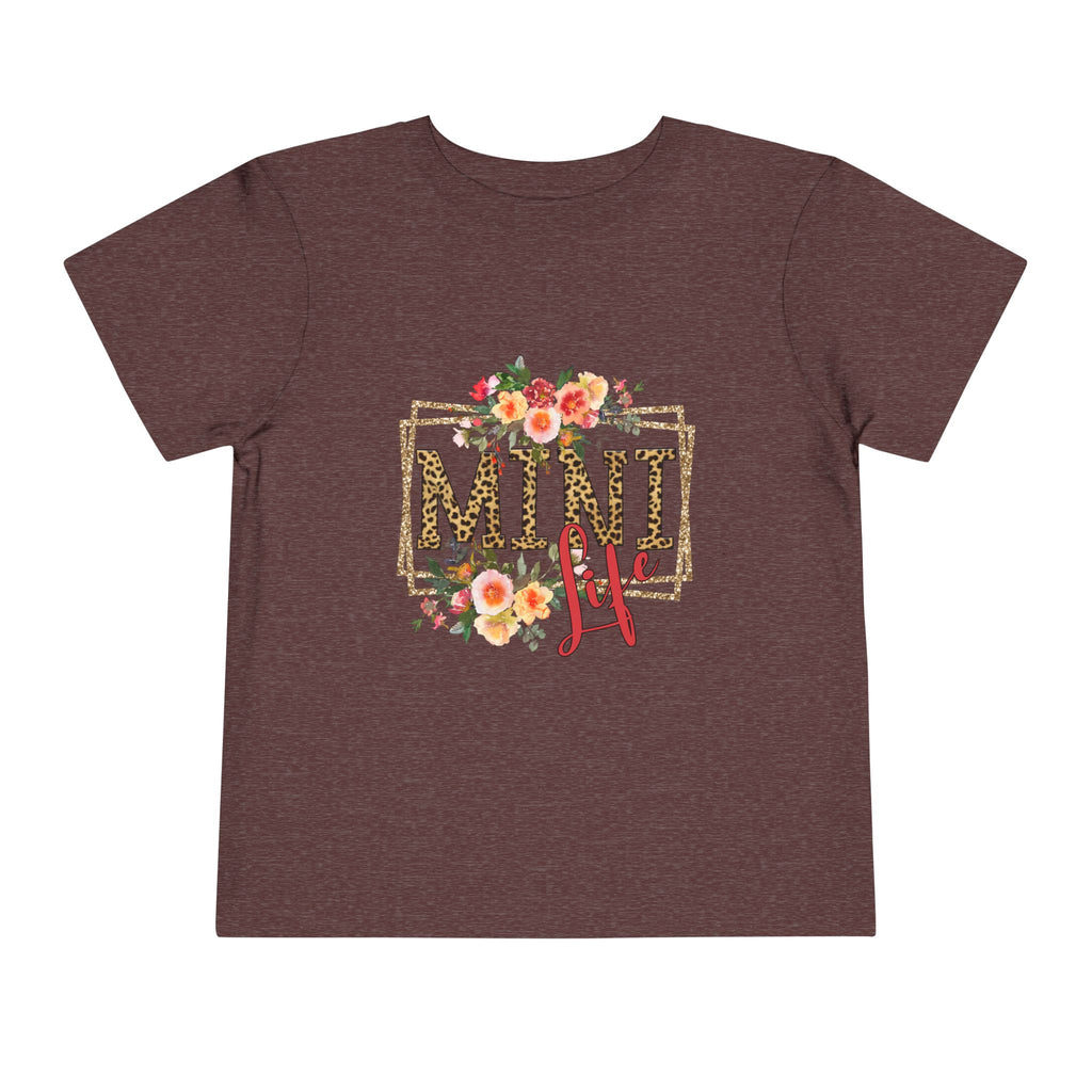 Mini Life Floral Leopard Toddler Tee
