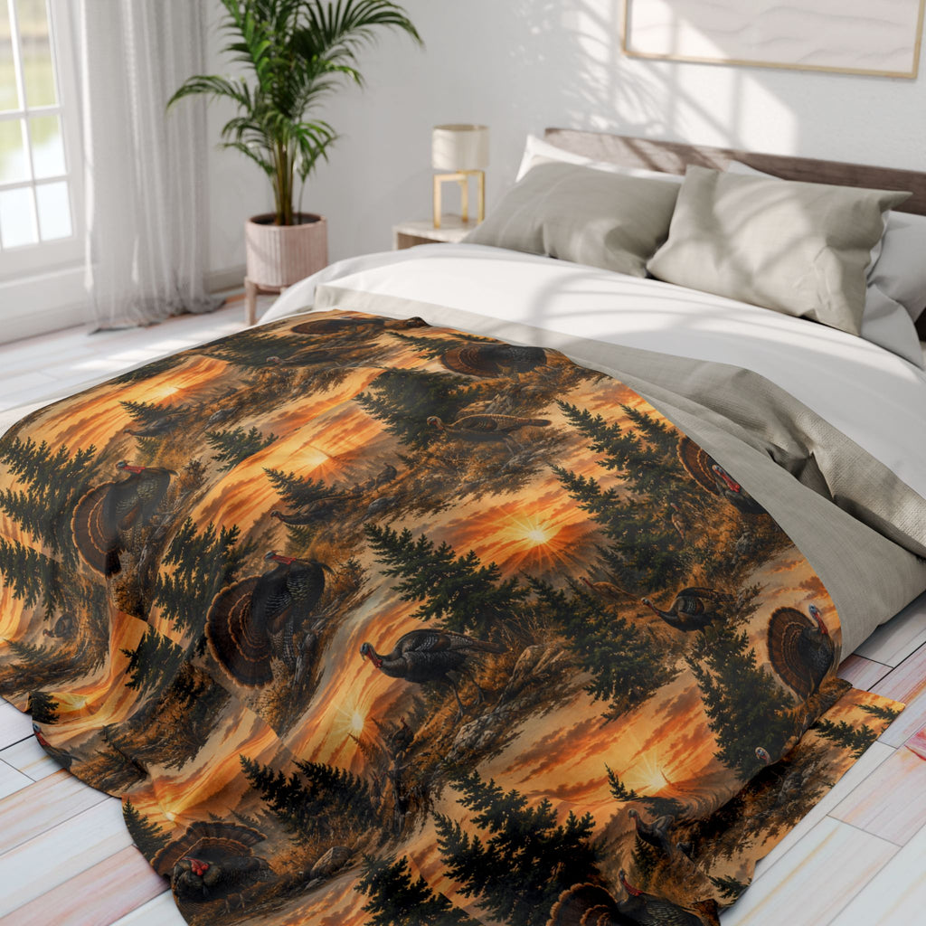 Arctic Fleece Blanket- Turkey Sunset