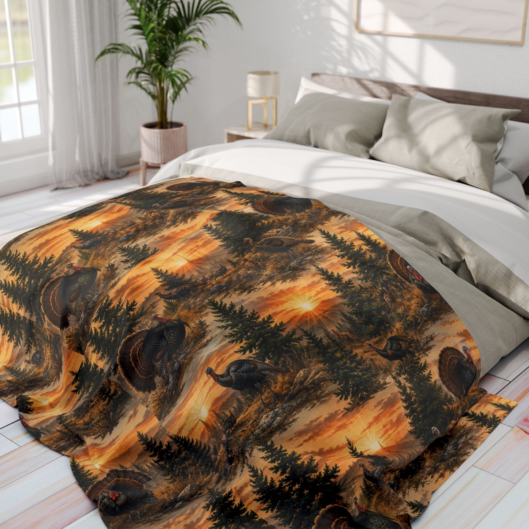 Arctic Fleece Blanket- Turkey Sunset