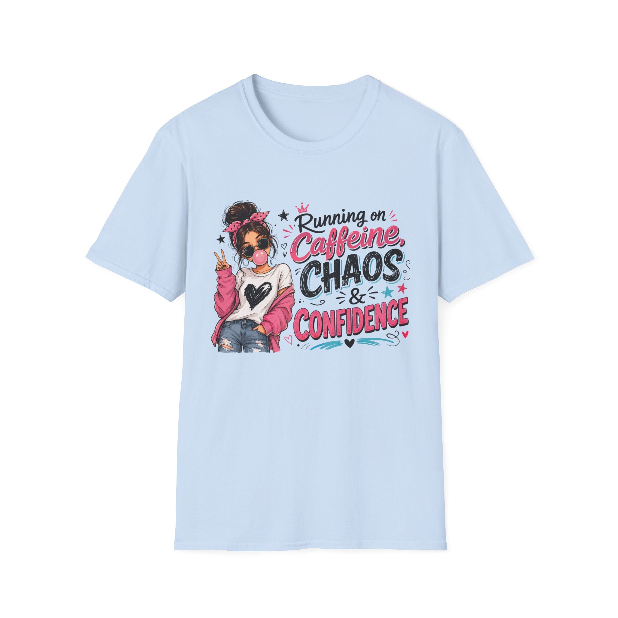 Running on Caffeine, Chaos & Confidence T-Shirt