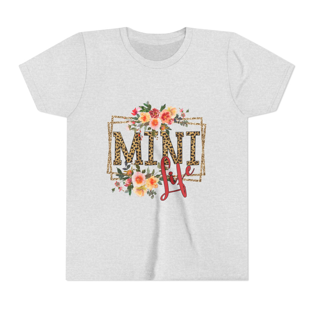 Mini Me Floral Leopard Youth Tee