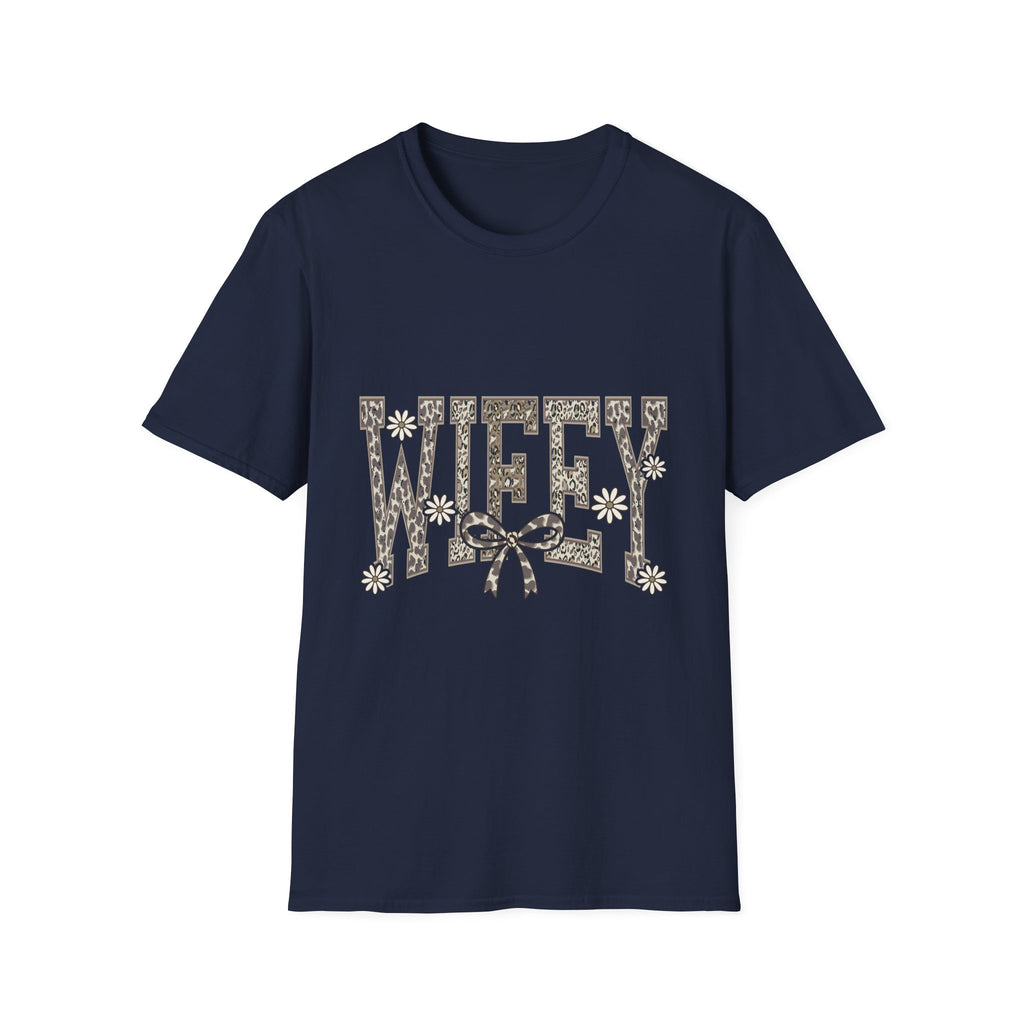 Wifey Leopard Floral T-Shirt