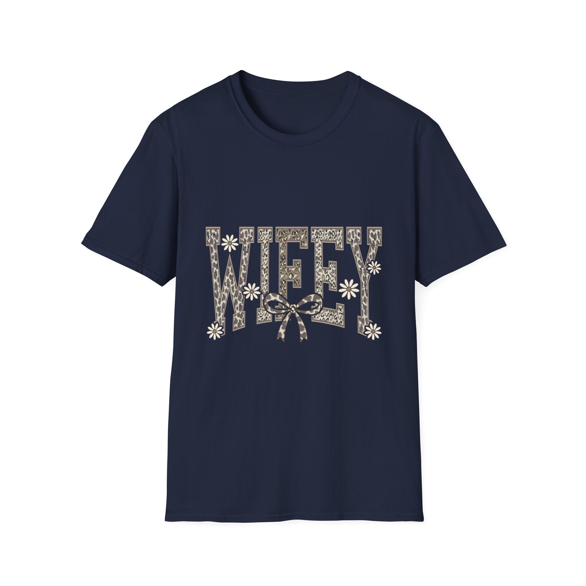 Wifey Leopard Floral T-Shirt