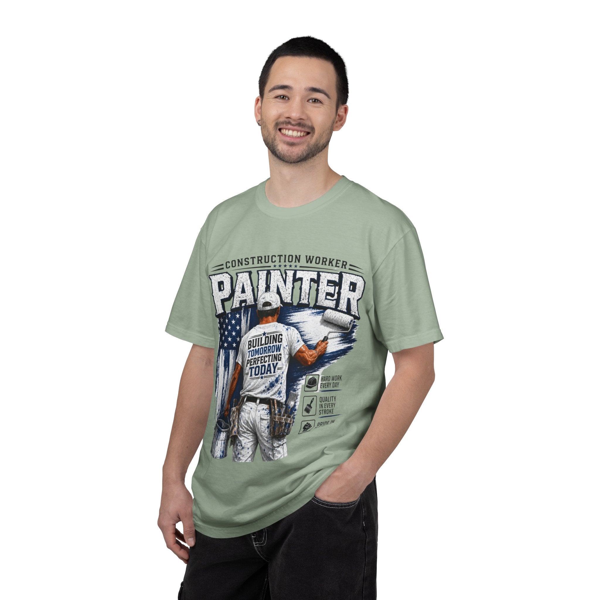 Painter Construction Worker T-Shirt – CUSTOM