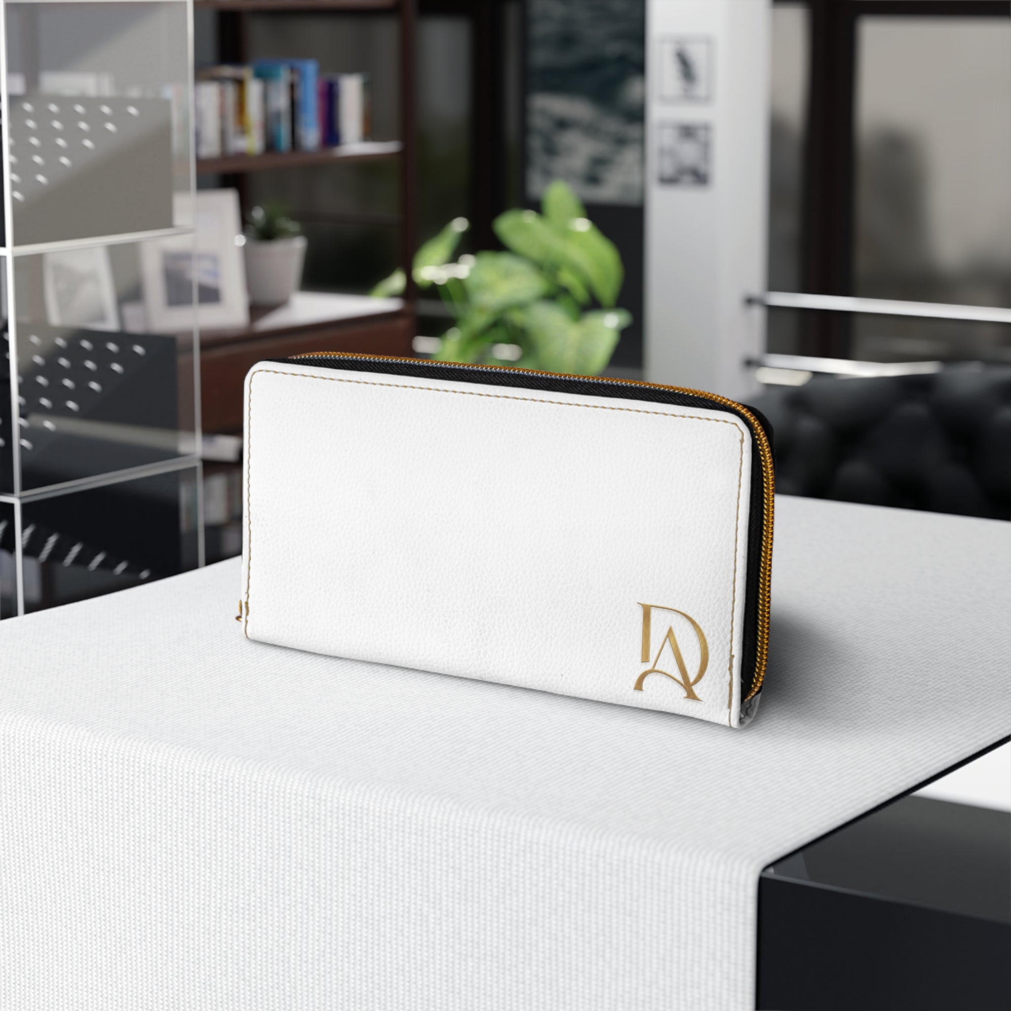 Women's Leather Zipper Wallet