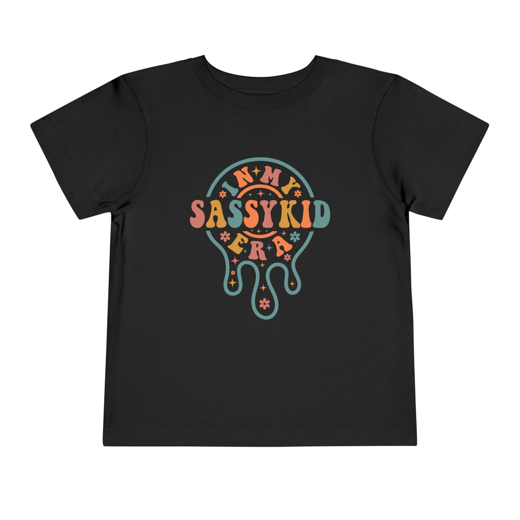 Sassy Kid Toddler Tee — Retro Drip Graphic