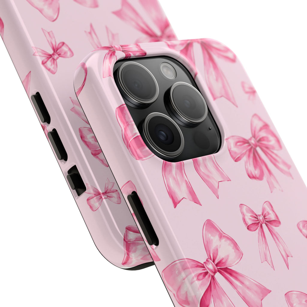 Pink Bow Tough Phone Case