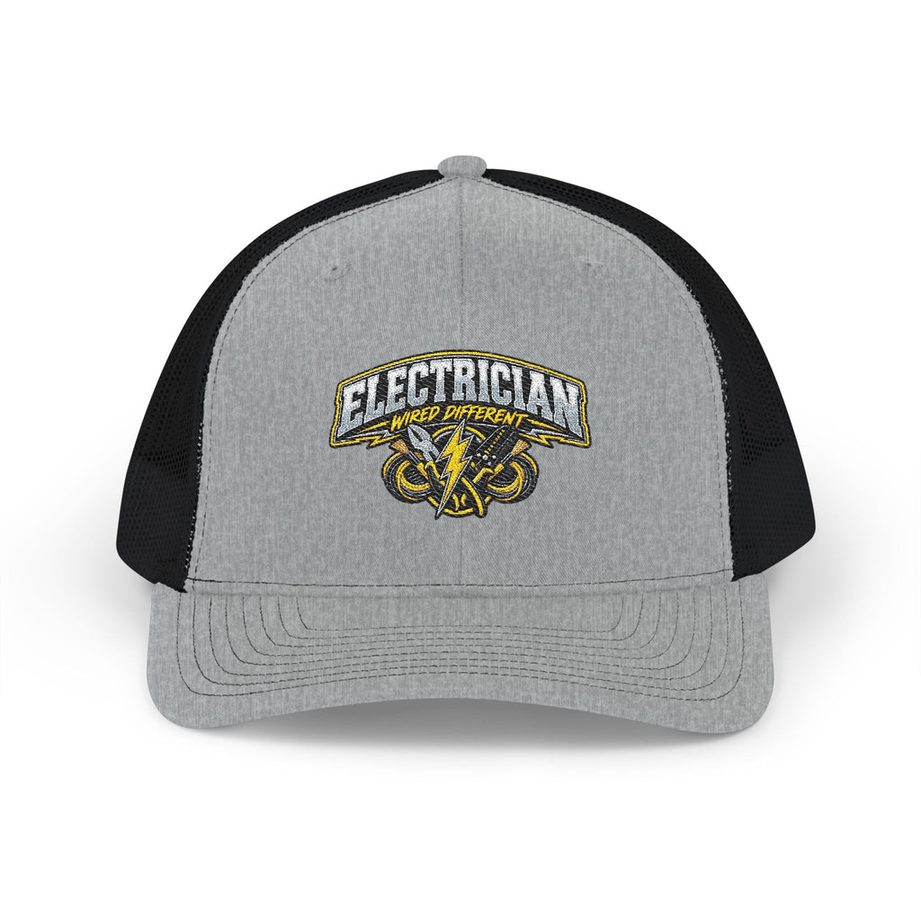 Electrician Trucker Cap – Embroidered Snapback Work Hat