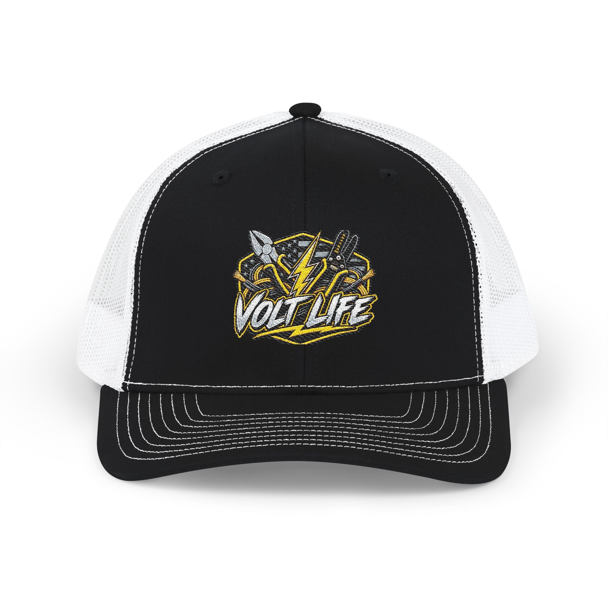 Volt Life Trucker Cap – Electric Bolt Logo Snapback Hat