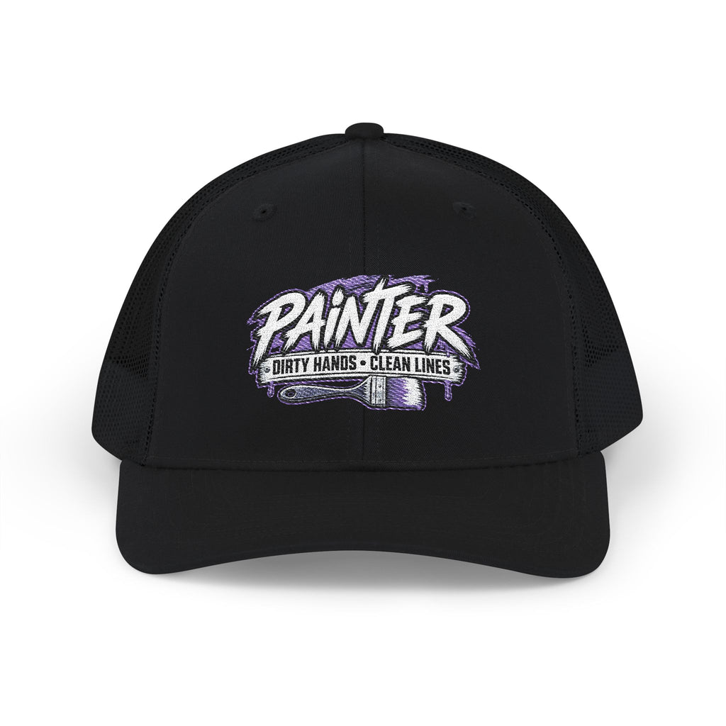 Painter Trucker Cap – 'Painter: Dirty Hands, Clear Lines' Snapback Hat