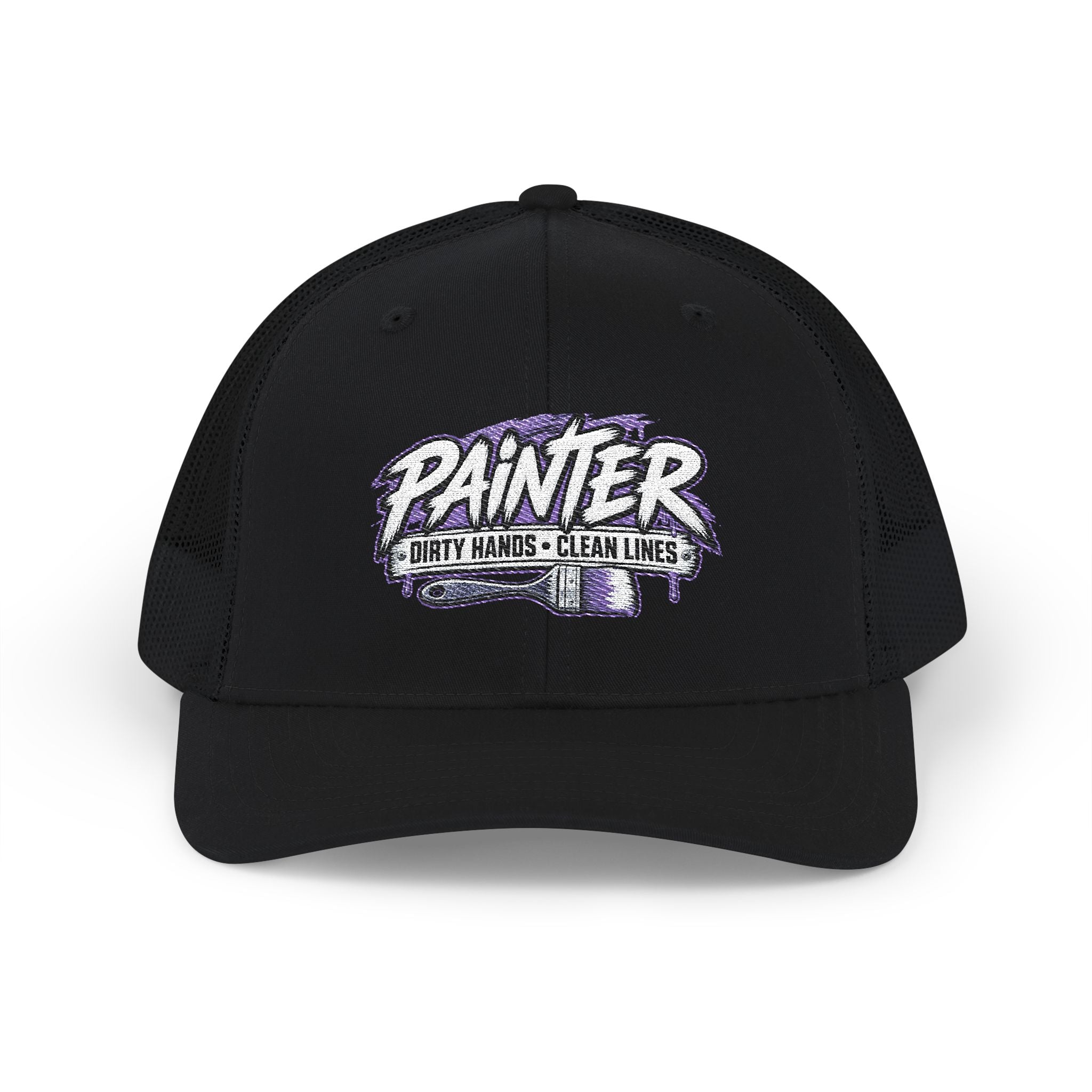Painter Trucker Cap – 'Painter: Dirty Hands, Clear Lines' Snapback Hat