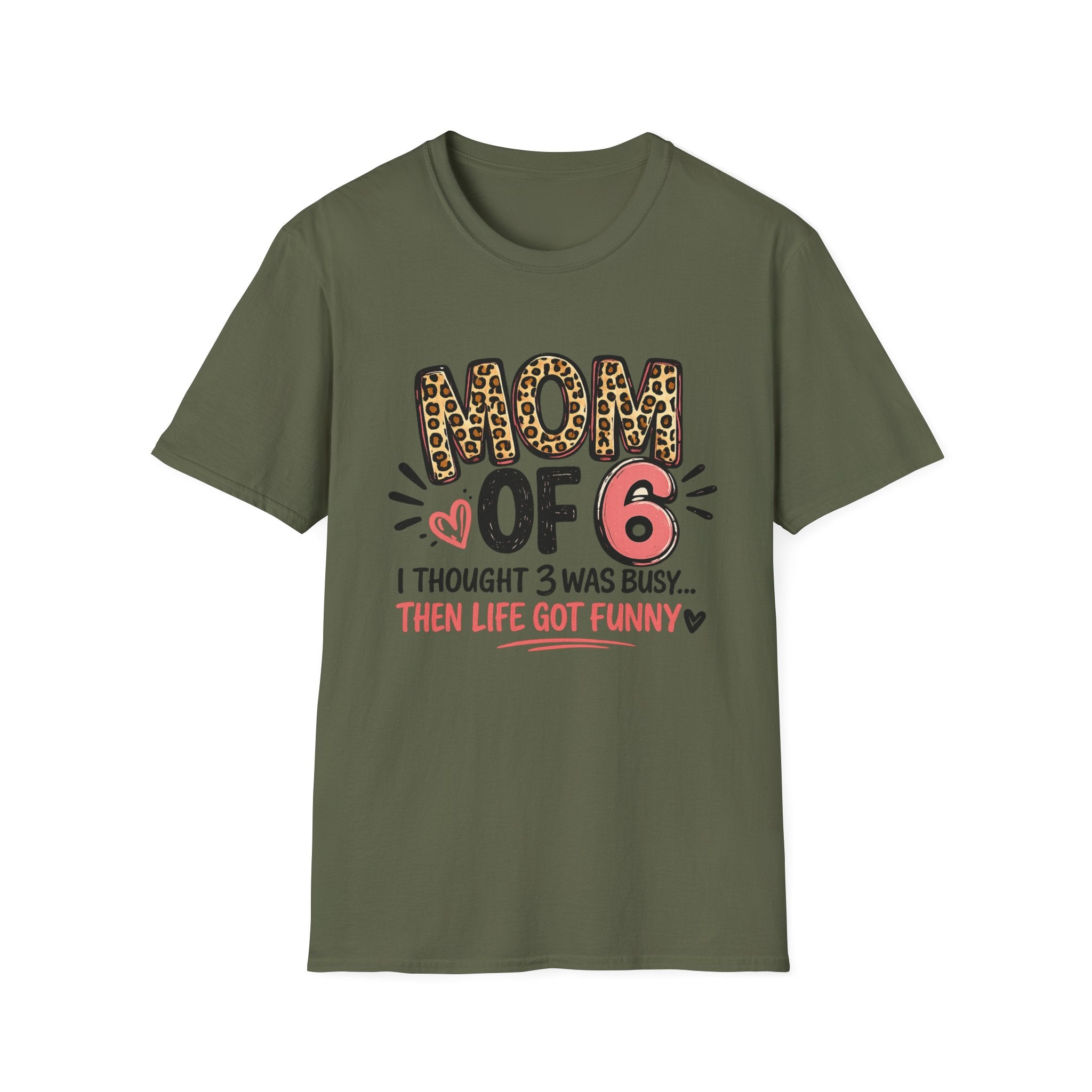 Mom of 6 T Shirt - CUSTOM