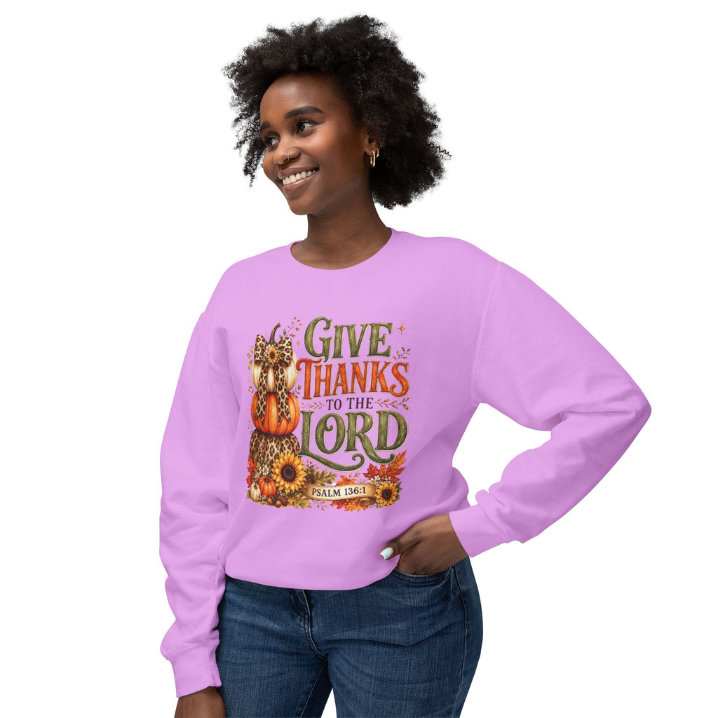 Give Thanks to the Lord Crewneck Sweatshirt