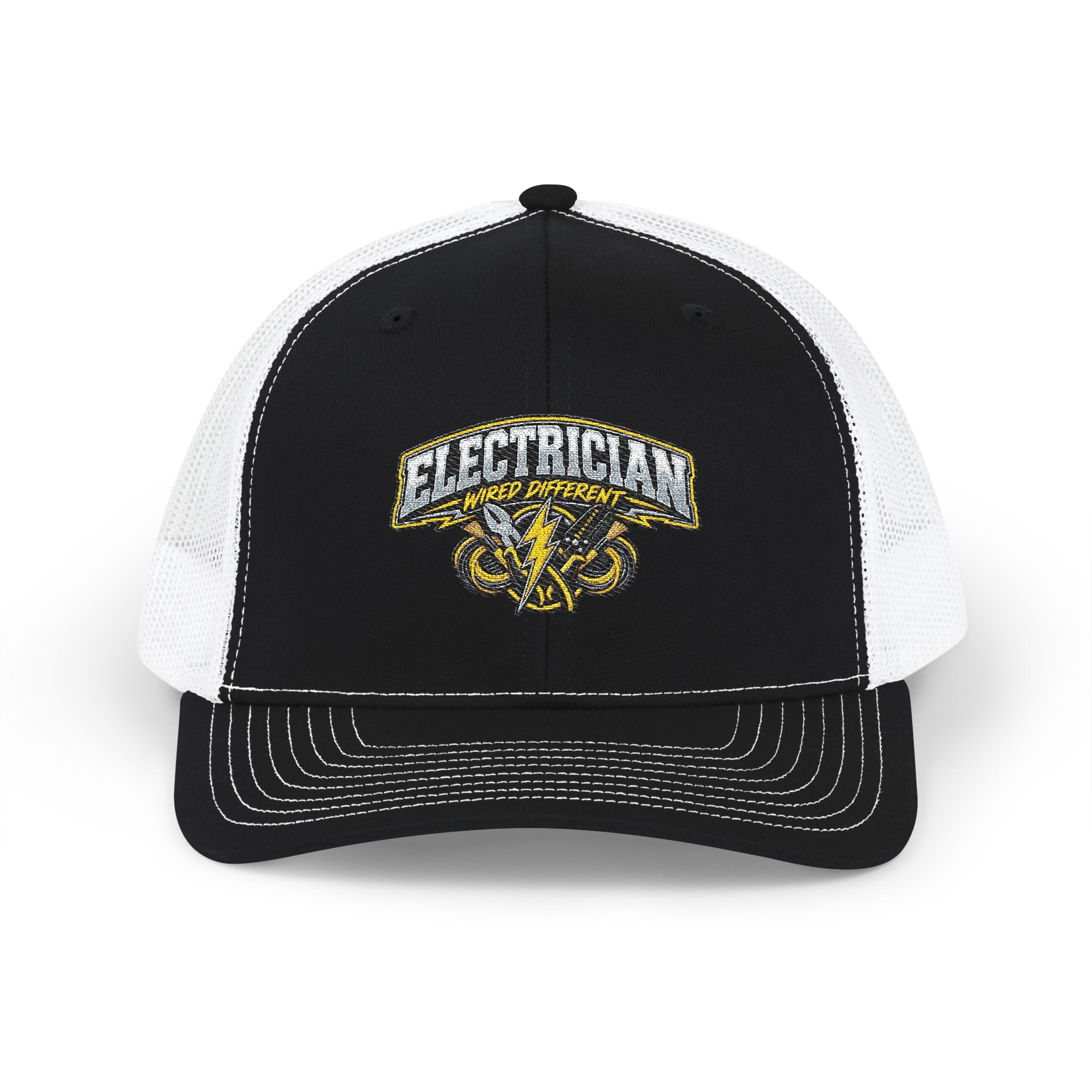 Electrician Trucker Cap – Embroidered Snapback Work Hat