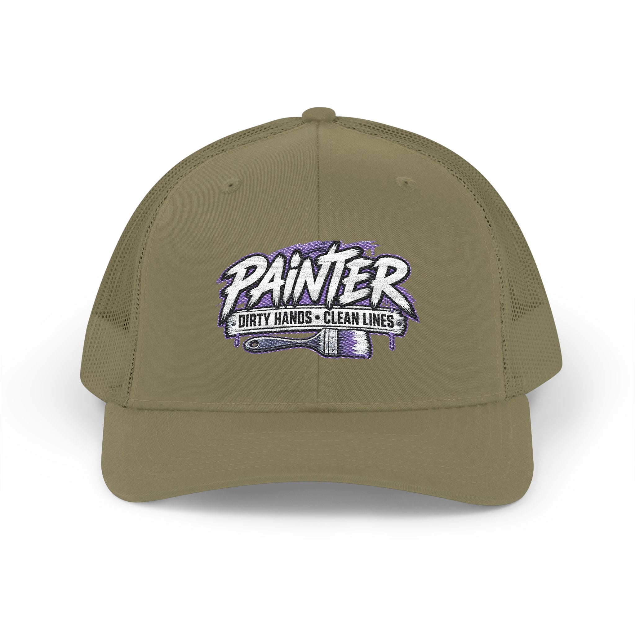 Painter Trucker Cap – 'Painter: Dirty Hands, Clear Lines' Snapback Hat