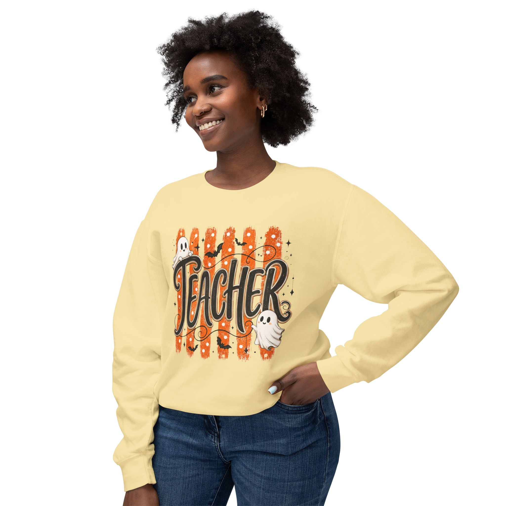Teacher Ghost Halloween Sweatshirt