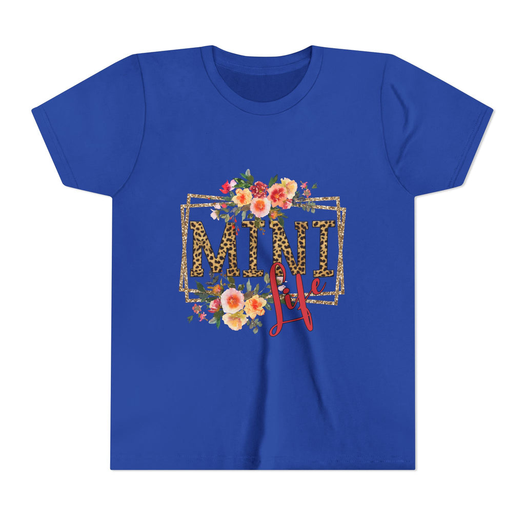 Mini Me Floral Leopard Youth Tee