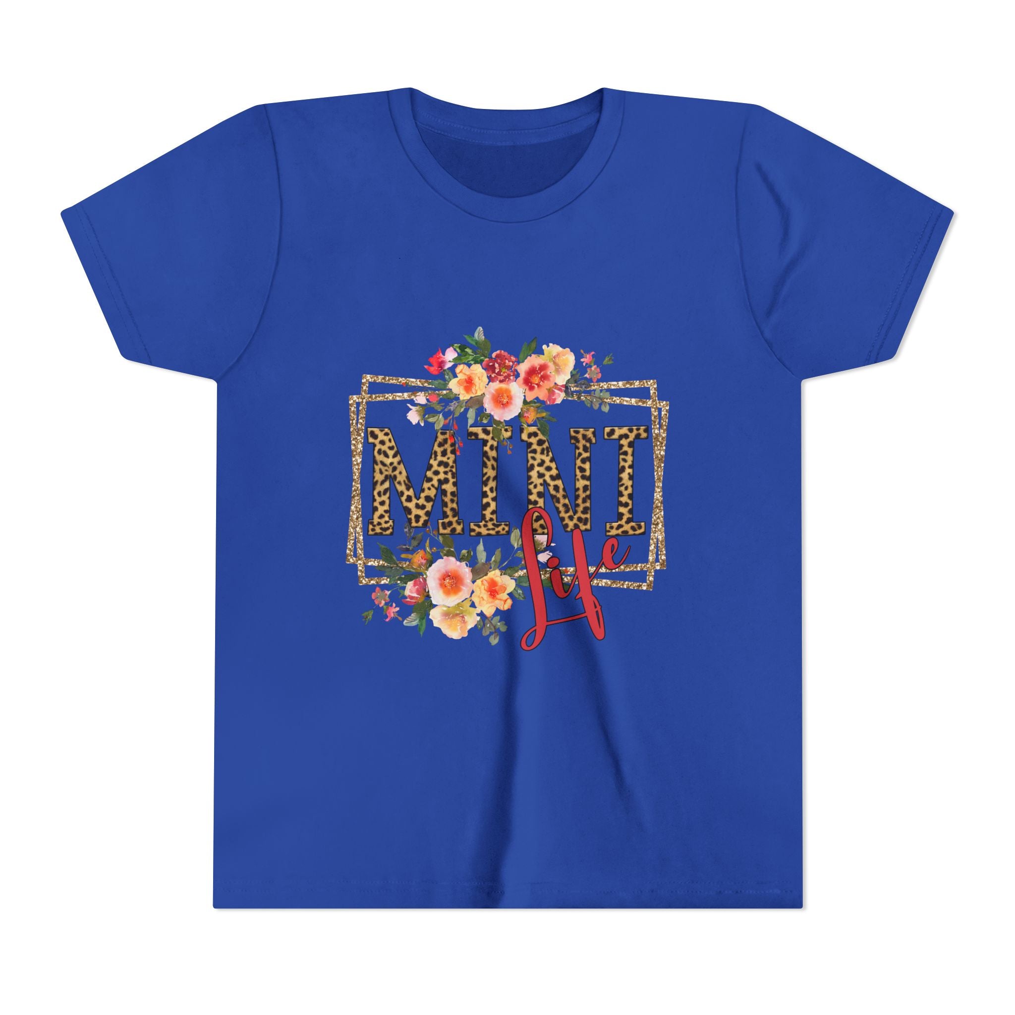 Mini Me Floral Leopard Youth Tee