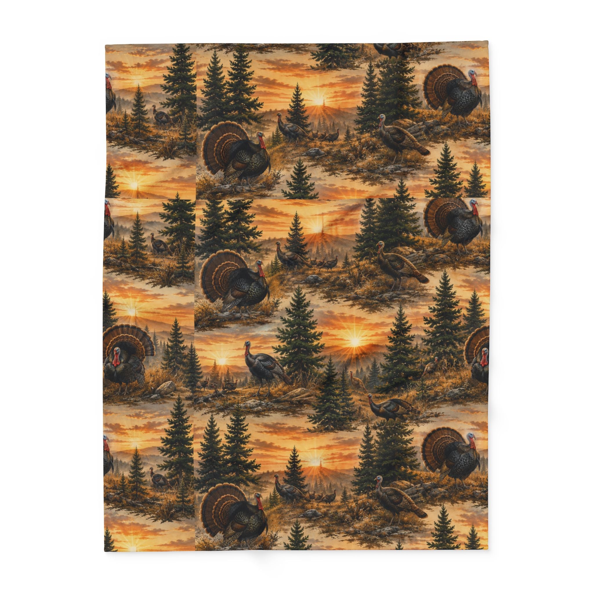 Arctic Fleece Blanket- Turkey Sunset