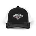 Mechanic Trucker Cap — Vintage Wrench & Piston Snapback Hat