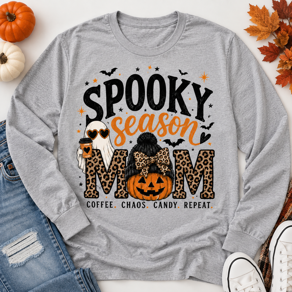 Spooky Season Mom Graphic Apparel