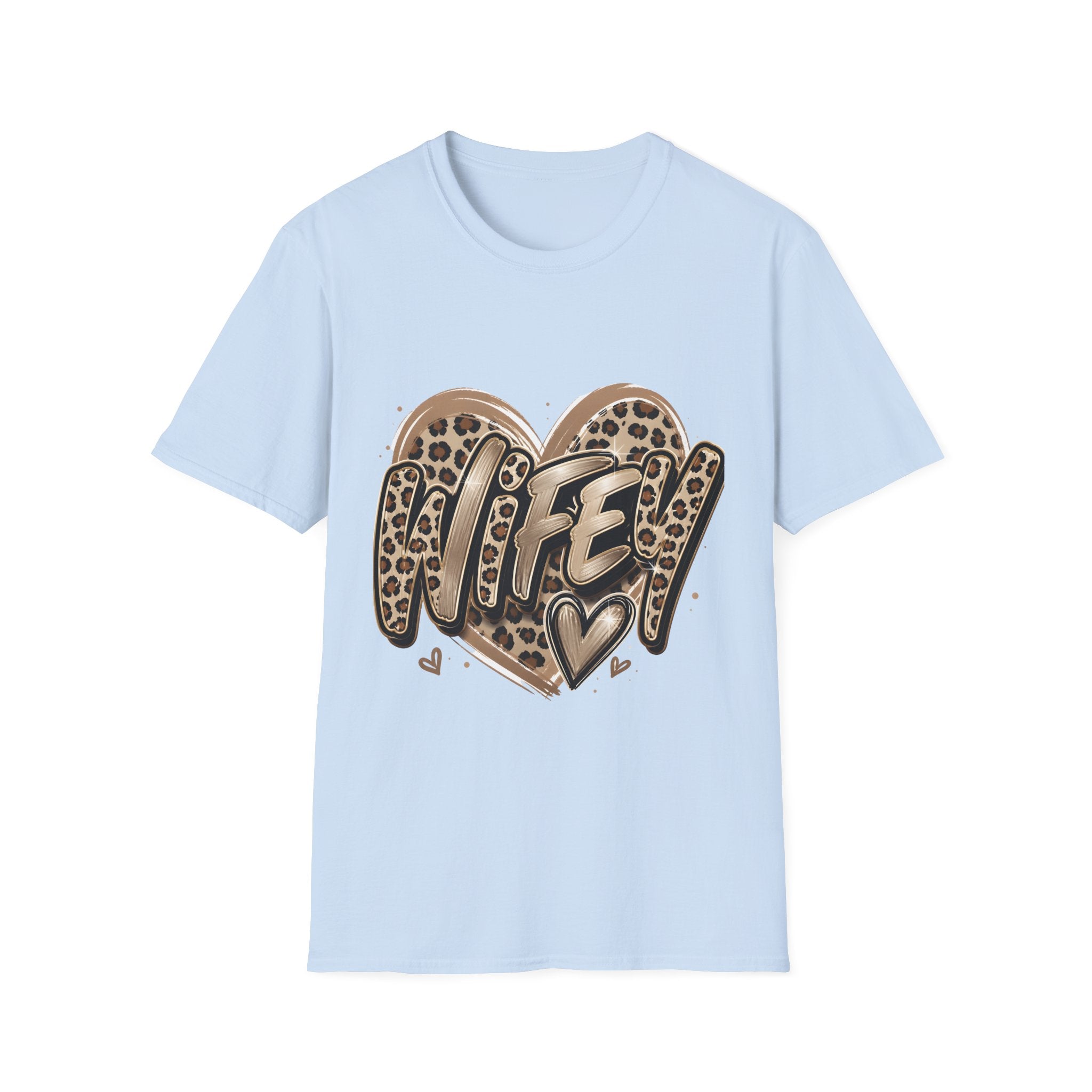 Mom Heart Leopard T‑Shirt